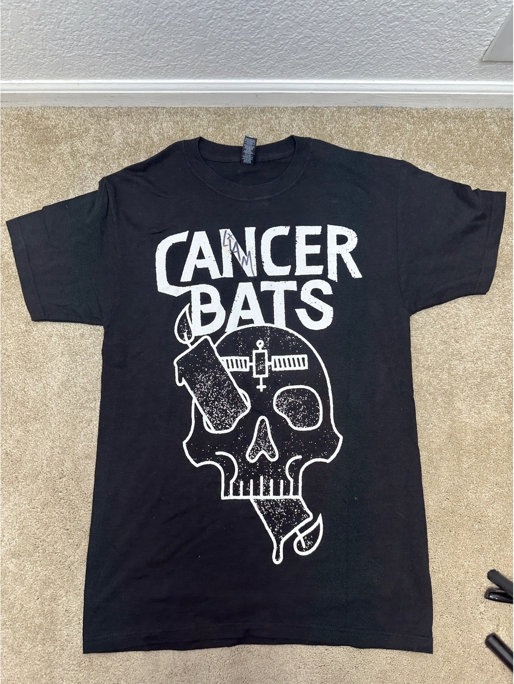 Cancer Bats Women’s Sz S Signed by Lead Singer Liam Concert T-Shirt Hardcore